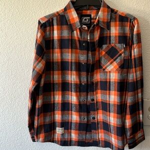 Grom Shirts new 
Size L-10-12- Flannel